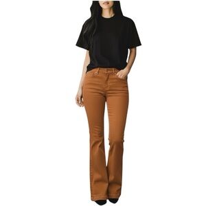 VTG Rick & Skinny Brown Bootcut Jeans Size 27